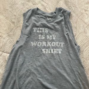 Workout tank that’s been worn once or twice